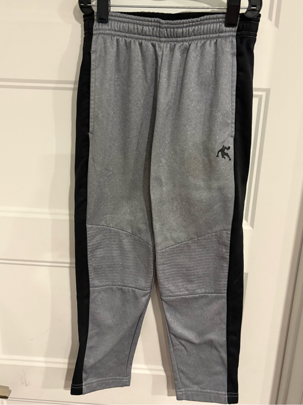 And1 Gray and Black Kids Athletic Joggers